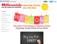 Tablet Screenshot of millennialsacademy.com